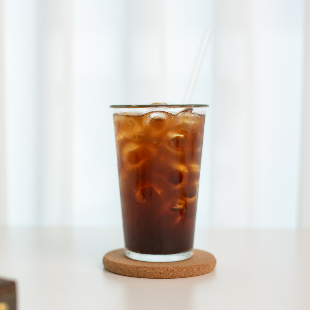 국산 믹싱글라스 카페 내열 강화유리컵 제작 인쇄 380ml - 상세 이미지 3