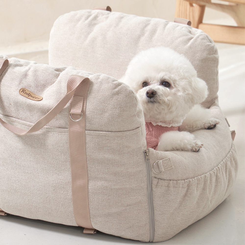 개과천선 코튼 강아지 카시트 드라이빙킷 차시트 이동장 분리세탁 외출용품 여행