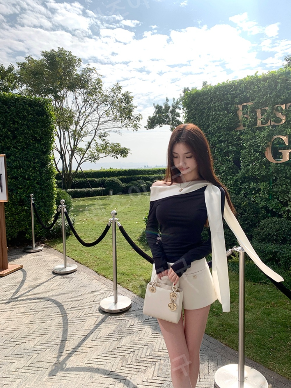 돌싱글즈5 4회 이지혜 오프숄더 로맨틱 우아한 의상 옷 패션 - 상세 이미지 3