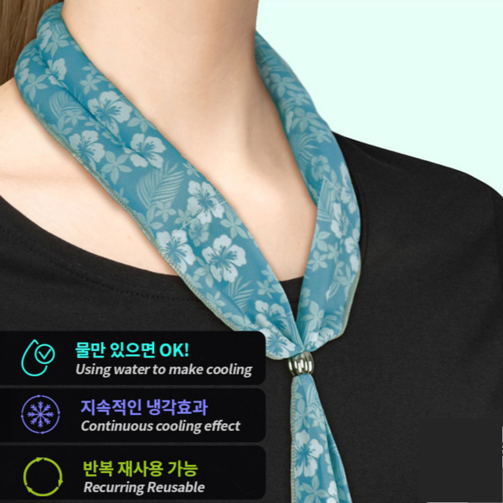 여름목수건 냉스카프 아이스넥쿨러 - 상세 이미지 2