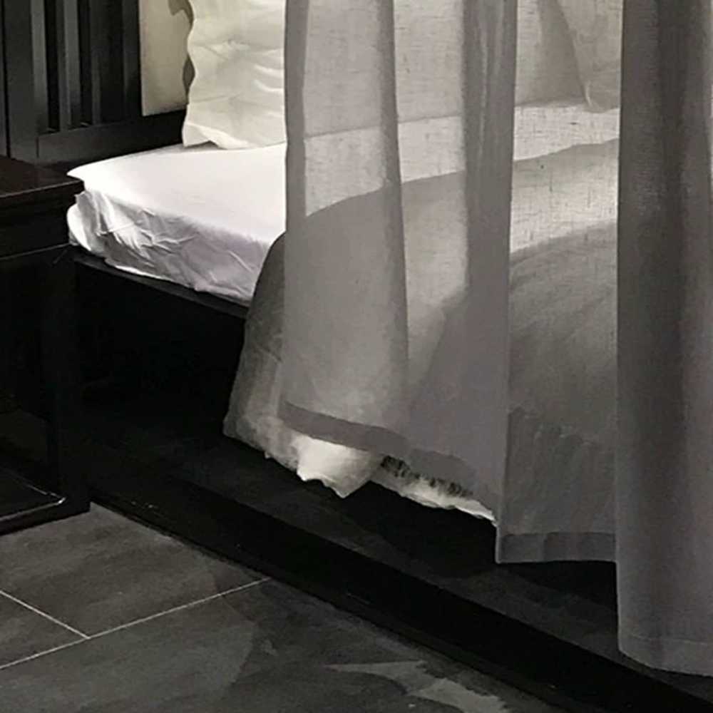 침실 캐노피 커튼 가림막 지지대 럭셔리 여름 모기장 - 상세 이미지 4