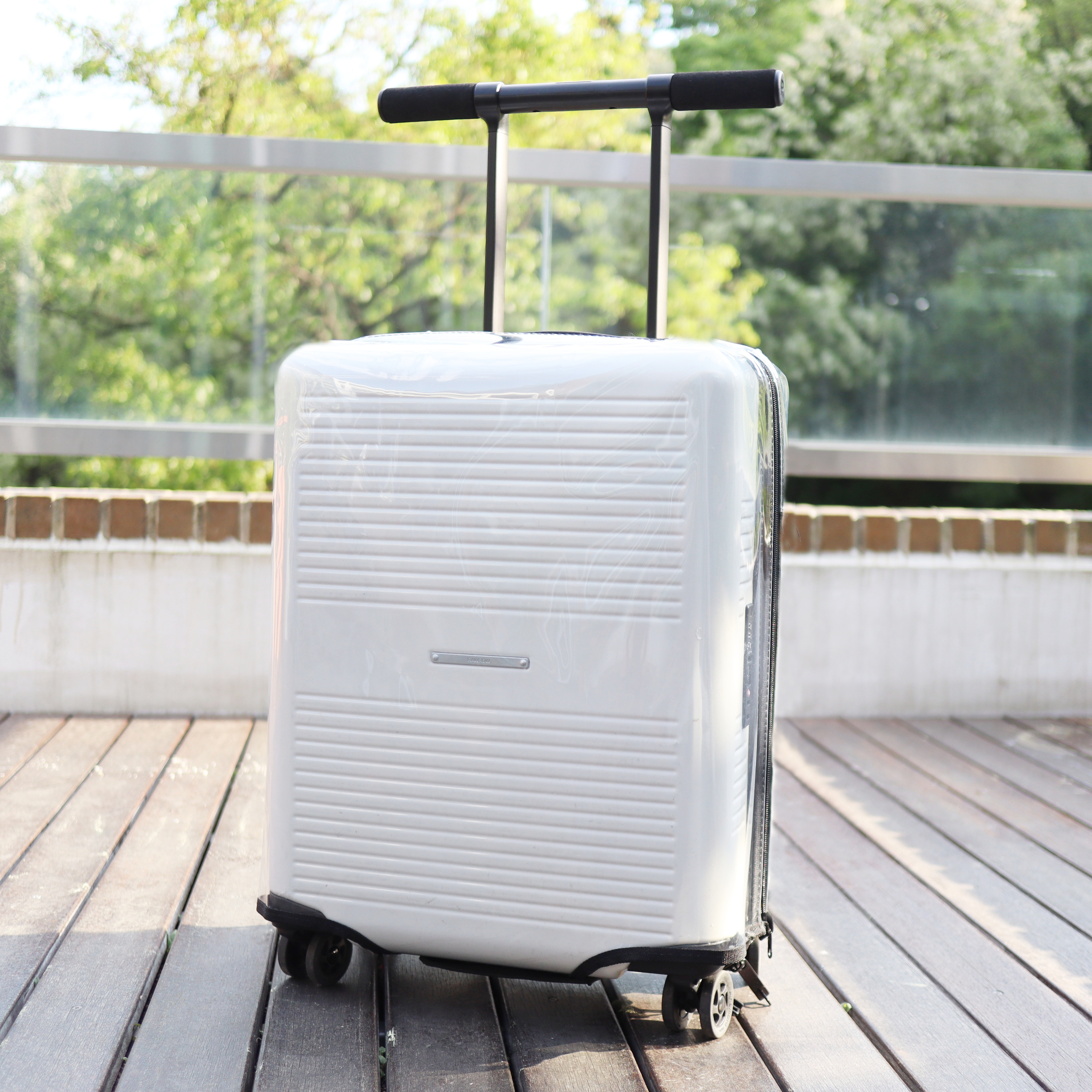 캐리어 보호 캐리어커버 케이스 투명 방수 측면지퍼개방 덮개