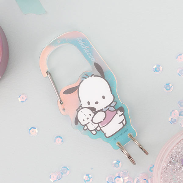 산리오 포차코 아크릴 프레임 키홀더 키링 가방고리 백참 에어팟키링 장식 열쇠고리 꾸미기 - 상품 이미지
