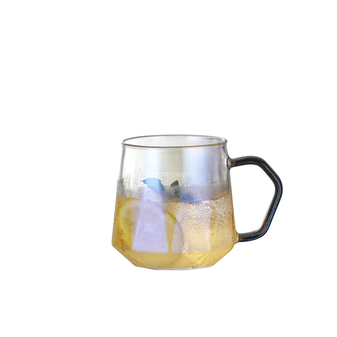 [마린] 앵글머그 내열유리컵 400ml, 1개, 그린 - 상세 이미지 3
