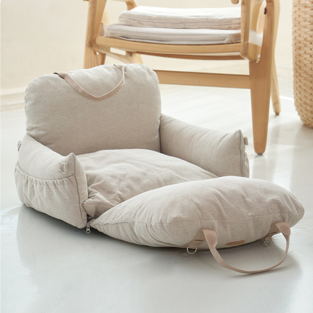 개과천선 코튼 강아지 카시트 드라이빙킷 차시트 이동장 분리세탁 외출용품 여행