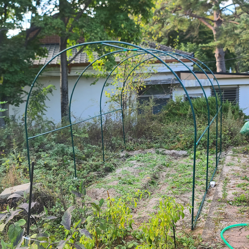 캠프365 홈가든 조립식 비닐하우스 텃밭용 그린아지트 터널형 셀프 주말농장 - 상세 이미지 4