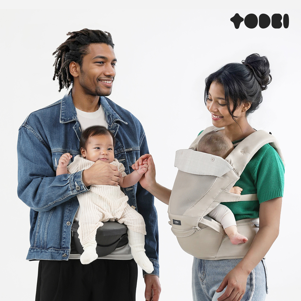 [토드비] 스누킨 베이비 힙시트 캐리어 아기띠 차콜