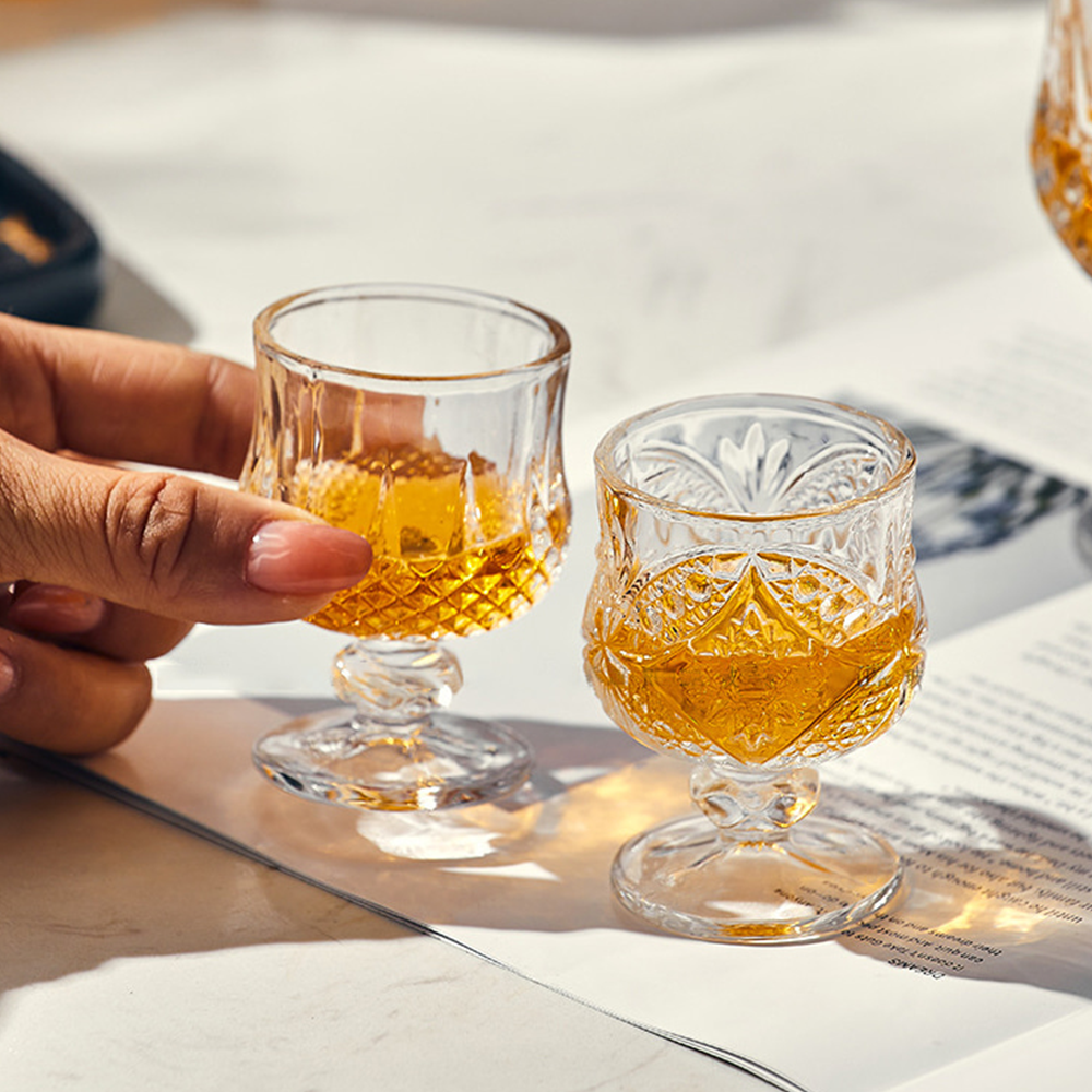 애주가선물 고량주잔 커플 크리스탈 고블렛 특이한 예쁜 소주잔