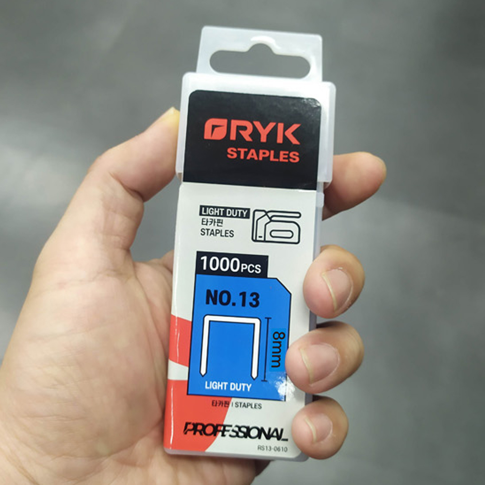 RYK 라이크 건타카핀 NO 13 손타카핀 타카심 8mm 1000pcs 하드케이스 RS13-0810 - 상세 이미지 2