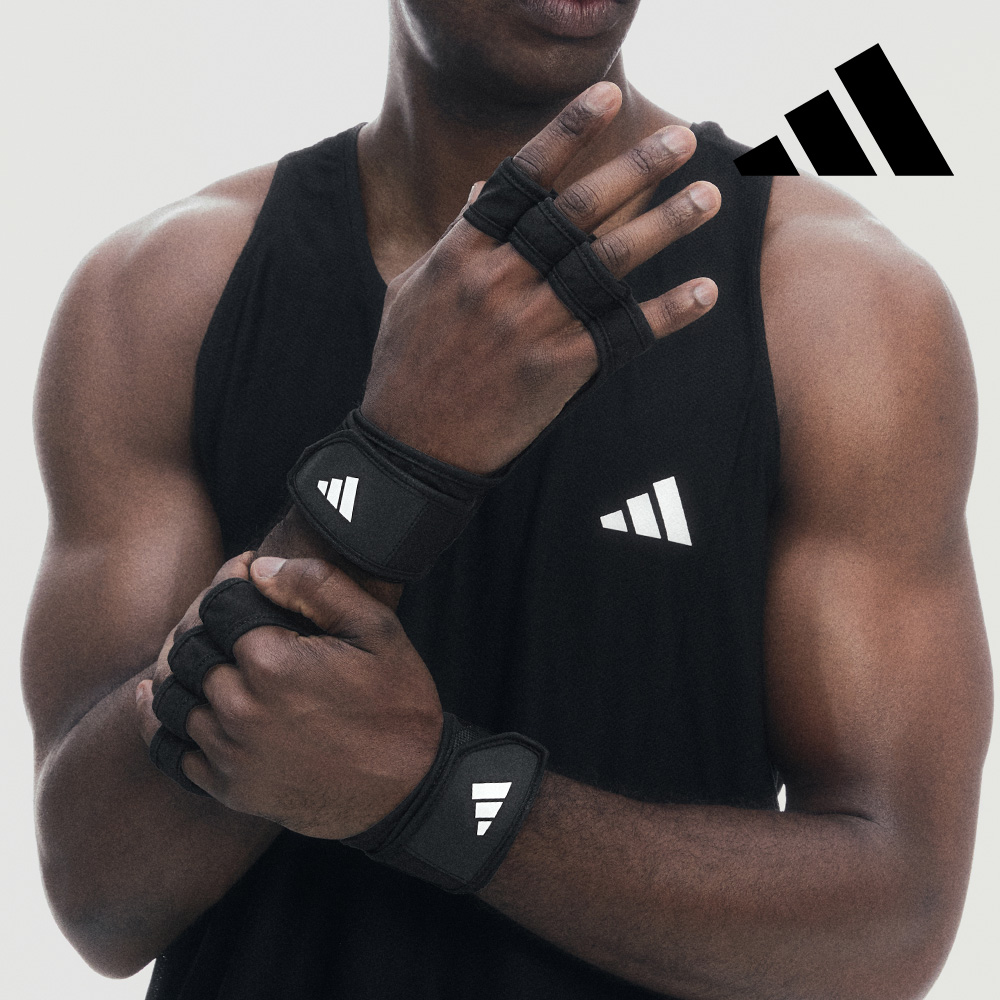 아디다스 오픈백 트레이닝 헬스 장갑 통기성 더블스트랩 운동 턱걸이 풀업 웨이트 크로스핏 제품 이미지