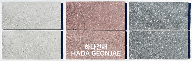 모노타일 점보 390x190x15T 화이트그레이, 레드, 블랙, 그레이 / 하다건재