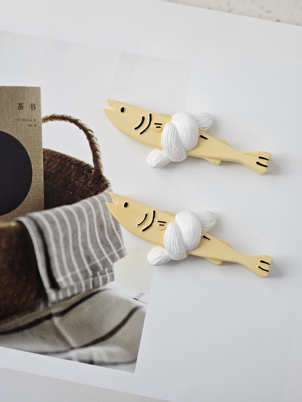 명태 북어 액막이 석고 방향제 1+1 차량용