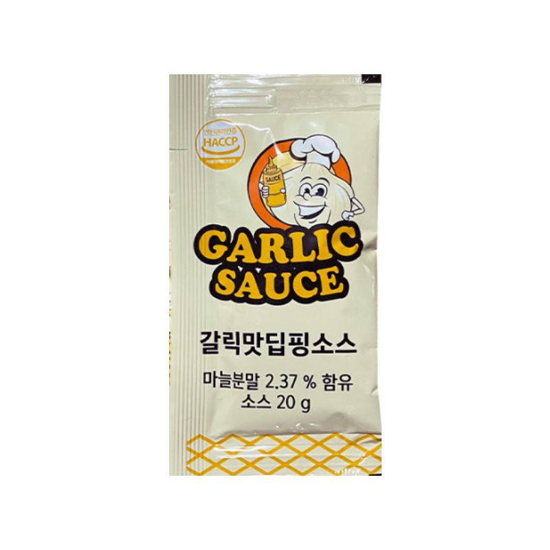 태원식품 일회용소스 갈릭맛딥핑소스 20g 300매 - 상품 이미지