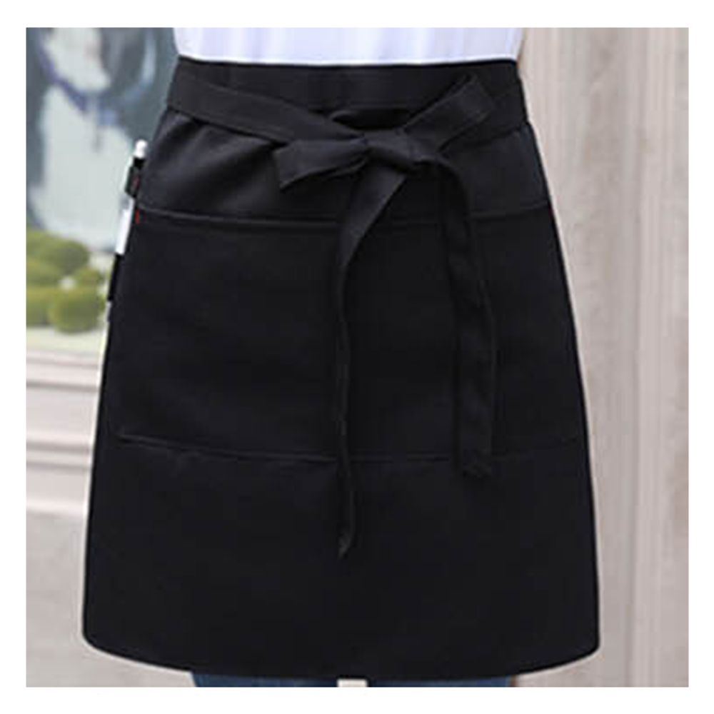 홀앞치마 허리랩 홀서빙 짧은 미니 바리스타 카페 반앞치마