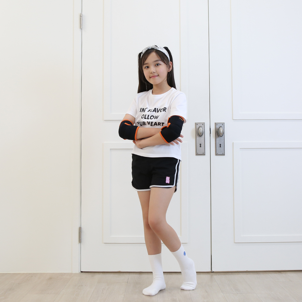 오렌지키즈랩 킥보드 피겨스케이트 자전거 인라인 무릎보호대 어린이 유아 초등생 팔꿈치 발목 이미지 6