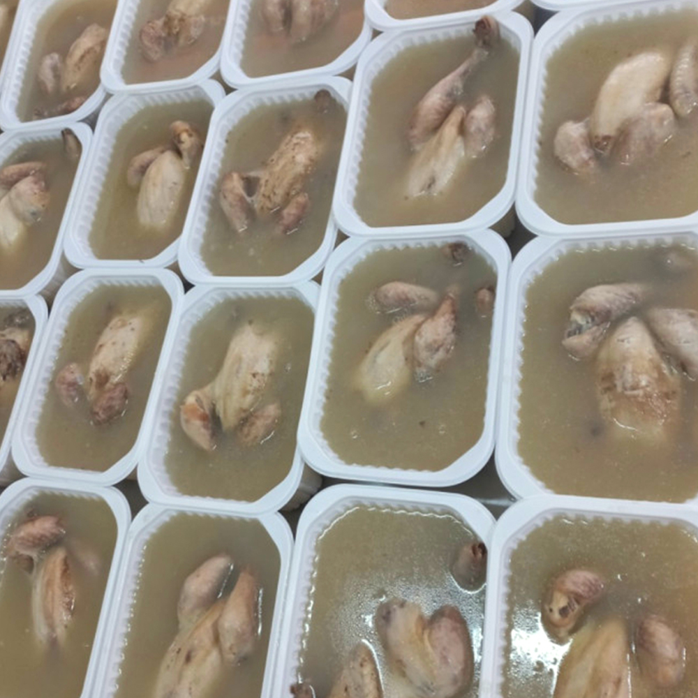 [보양맛집]해와바다 찹쌀 한방 삼계탕 1.3kg 2인분 /백숙 인삼삼계탕 10가지 한방재료 초복 중복 말복 - 상세 이미지 4