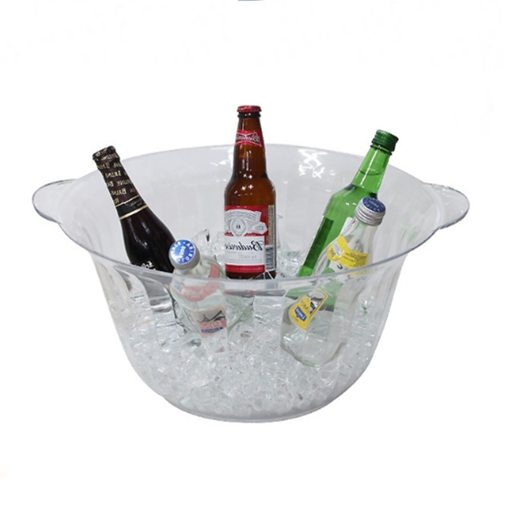 와인 쿨러 얼음 통 바스켓 샴페인 양주 맥주 술 투명 술통 아이스버킷 술집 업소용 소주 - 상품 이미지