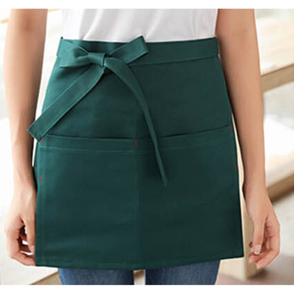 홀앞치마 허리랩 홀서빙 짧은 미니 바리스타 카페 반앞치마