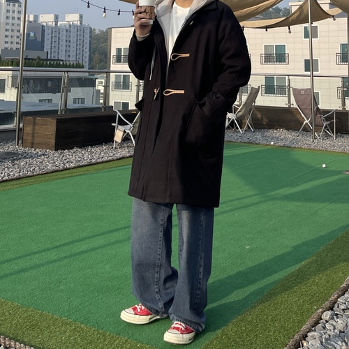 남자떡볶이코트 남자더플코트 이미지 2