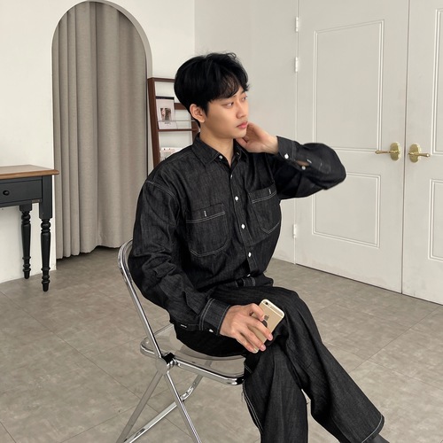 남자데님셋업 남자데님셔츠 이미지 2