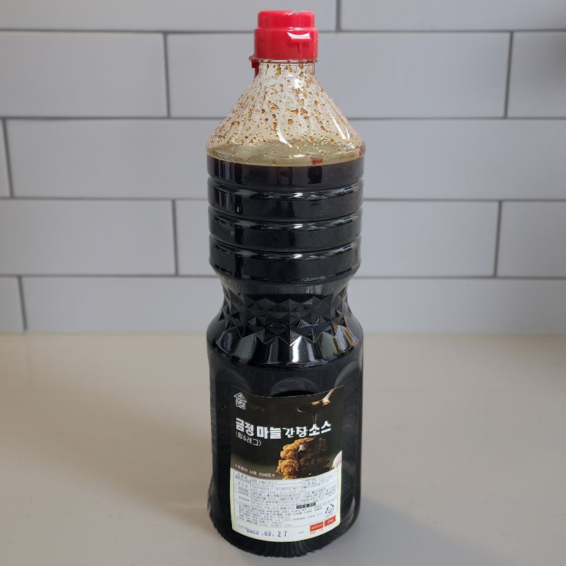 금정 마늘간장소스 매운맛 2KG 간장치킨소스 매콤짭짤 웰빙치킨 - 메인 이미지