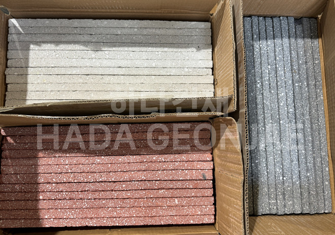 모노타일 점보 390x190x15T 화이트그레이, 레드, 블랙, 그레이 / 하다건재