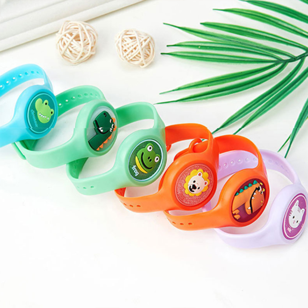 모기 퇴치 밴드 기피 팔찌 패치 벌레 캐릭터 어린이 아기 유아 LED 방지 기피제 동물