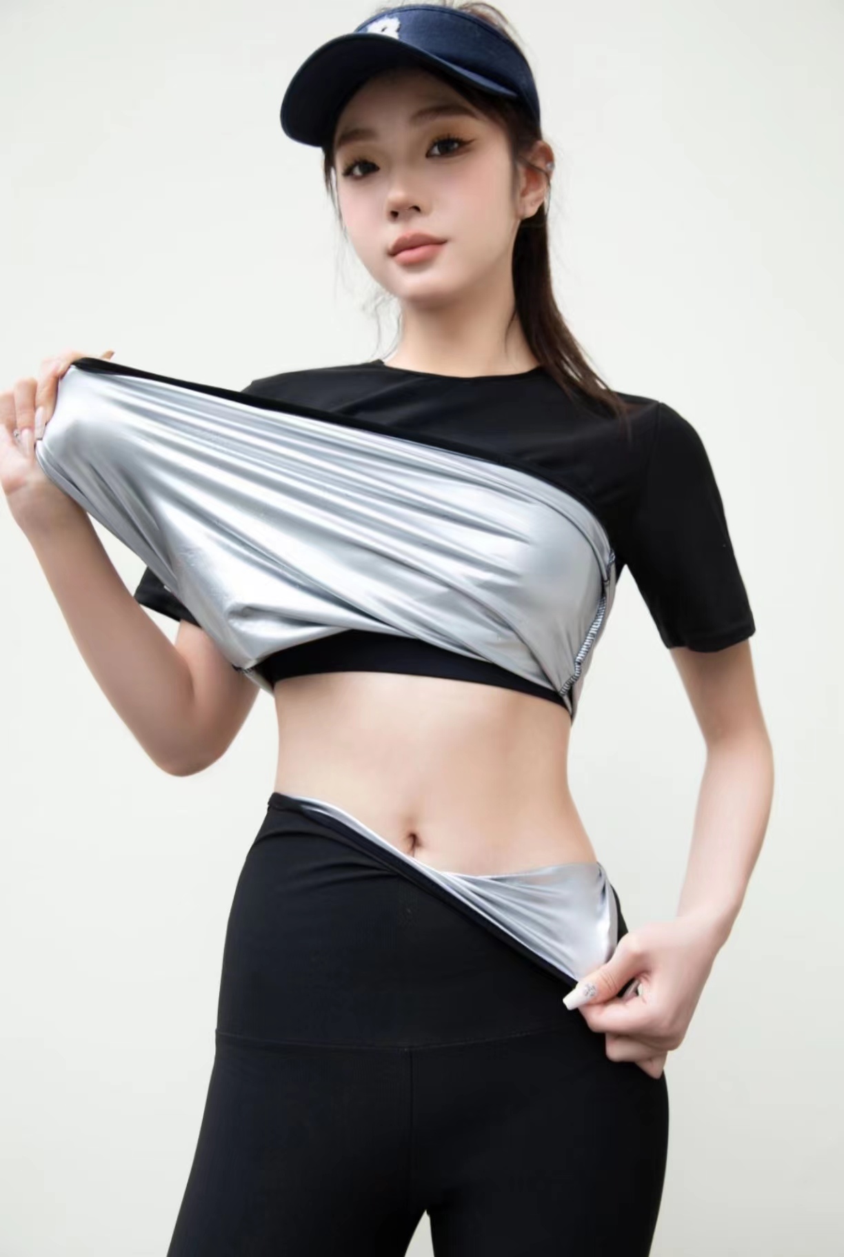 다이어트땀복 반팔땀복 러닝땀복 헬쓰땀복 단기간다이어트땀복 기능성땀복 운동복땀복 다이어트부스터 트레이닝복 - 상세 이미지 5