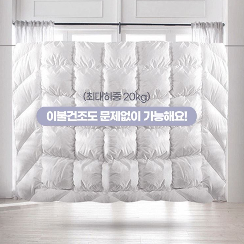 와이어빨래줄 실내빨래줄 여행용 옥상 거실 빨랫줄 이미지 8