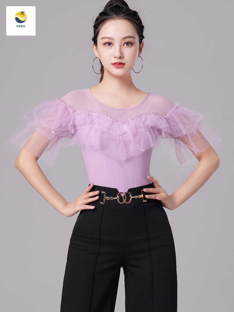 댄스복 스포츠 살사 라인댄스 레이스 줌바복 스윙 라틴 - 상품 이미지