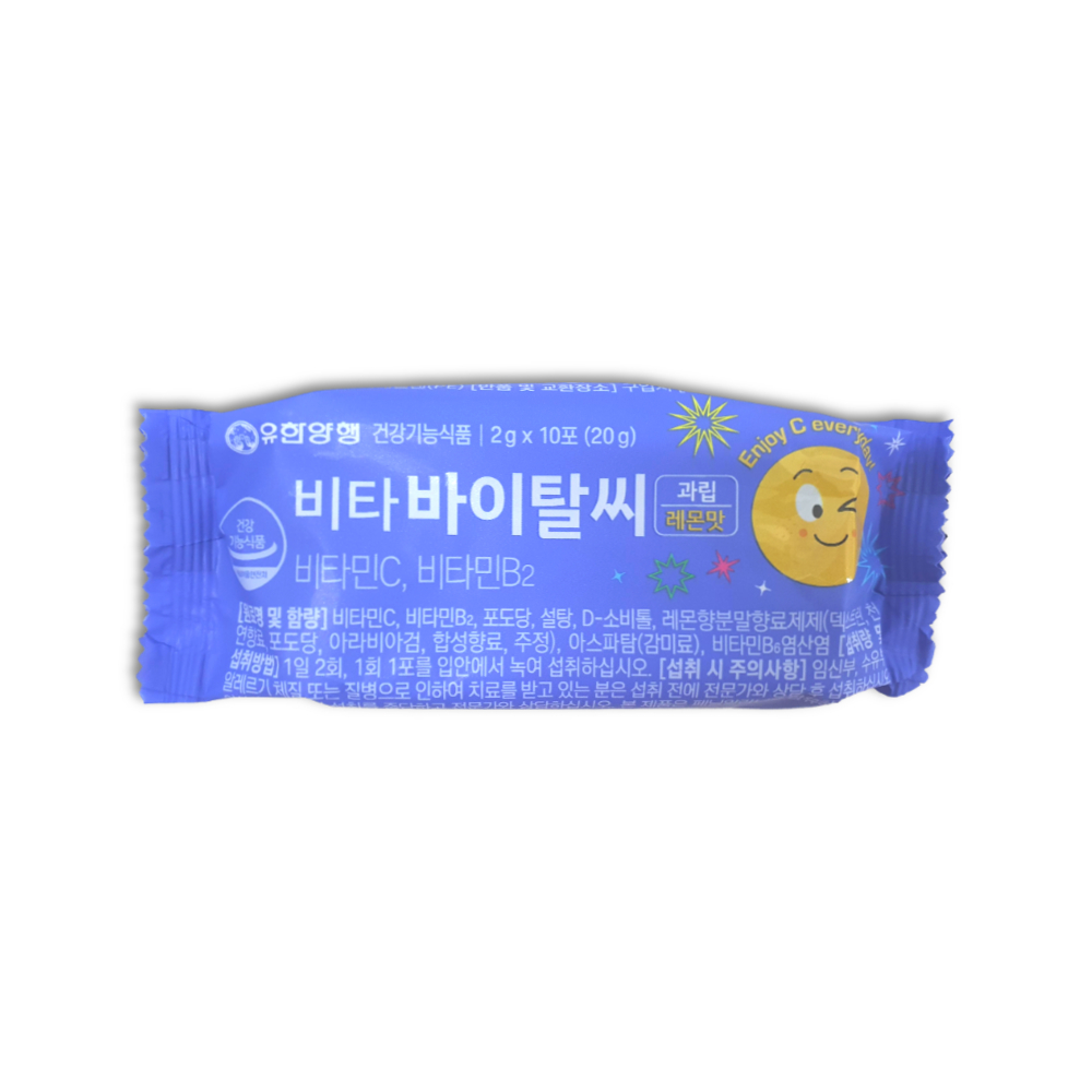 유한양행 비타바이탈씨 과립 레몬맛 비타민C 2g x 120포 이미지 4