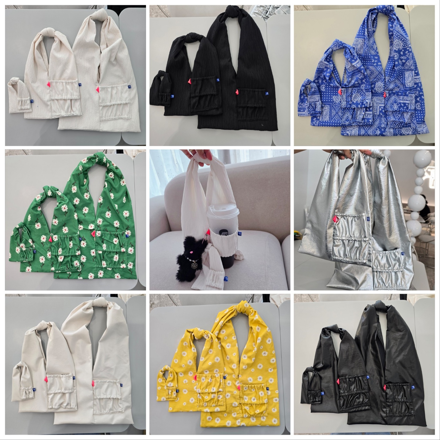 컵홀더 보자기가방 토드백 미니가방 에코백