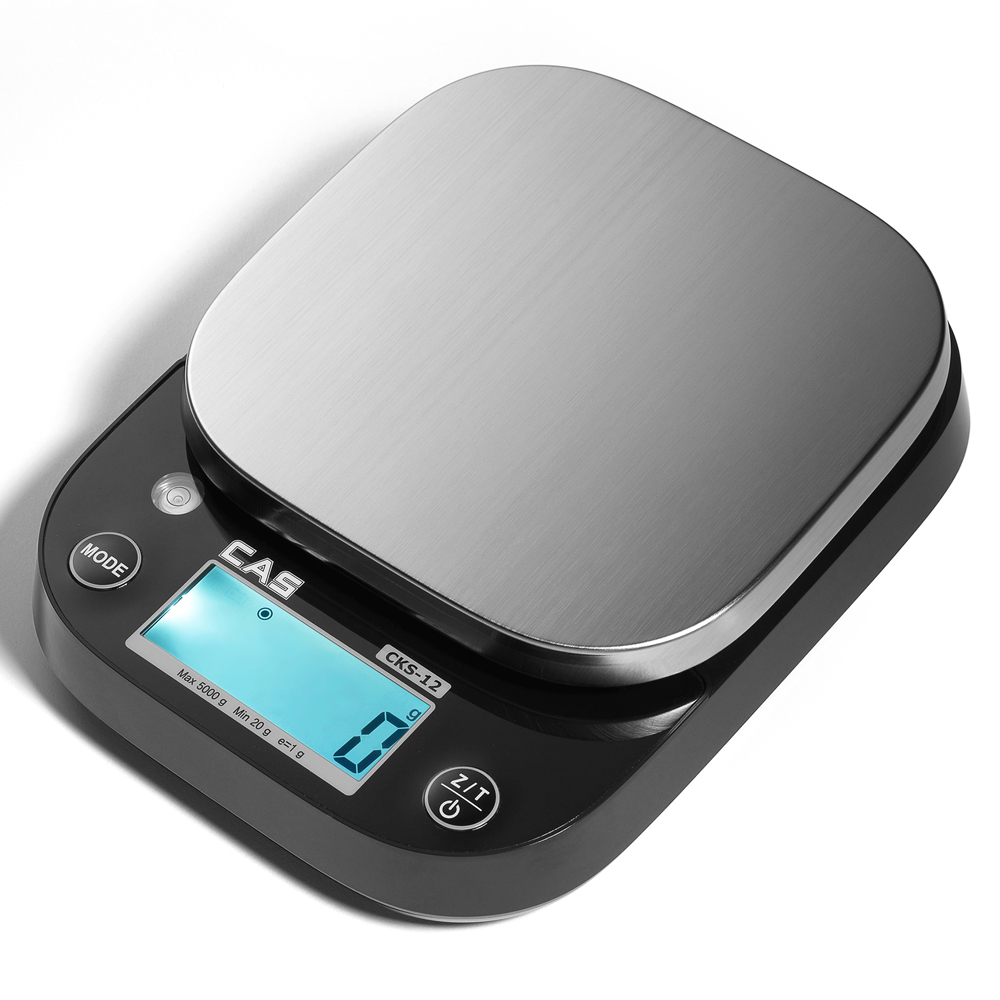 카스 CAS 5kg 충전식 디지털 주방저울 CKS-12 C타입 USB 충전 전자저울 상업용 제품 이미지