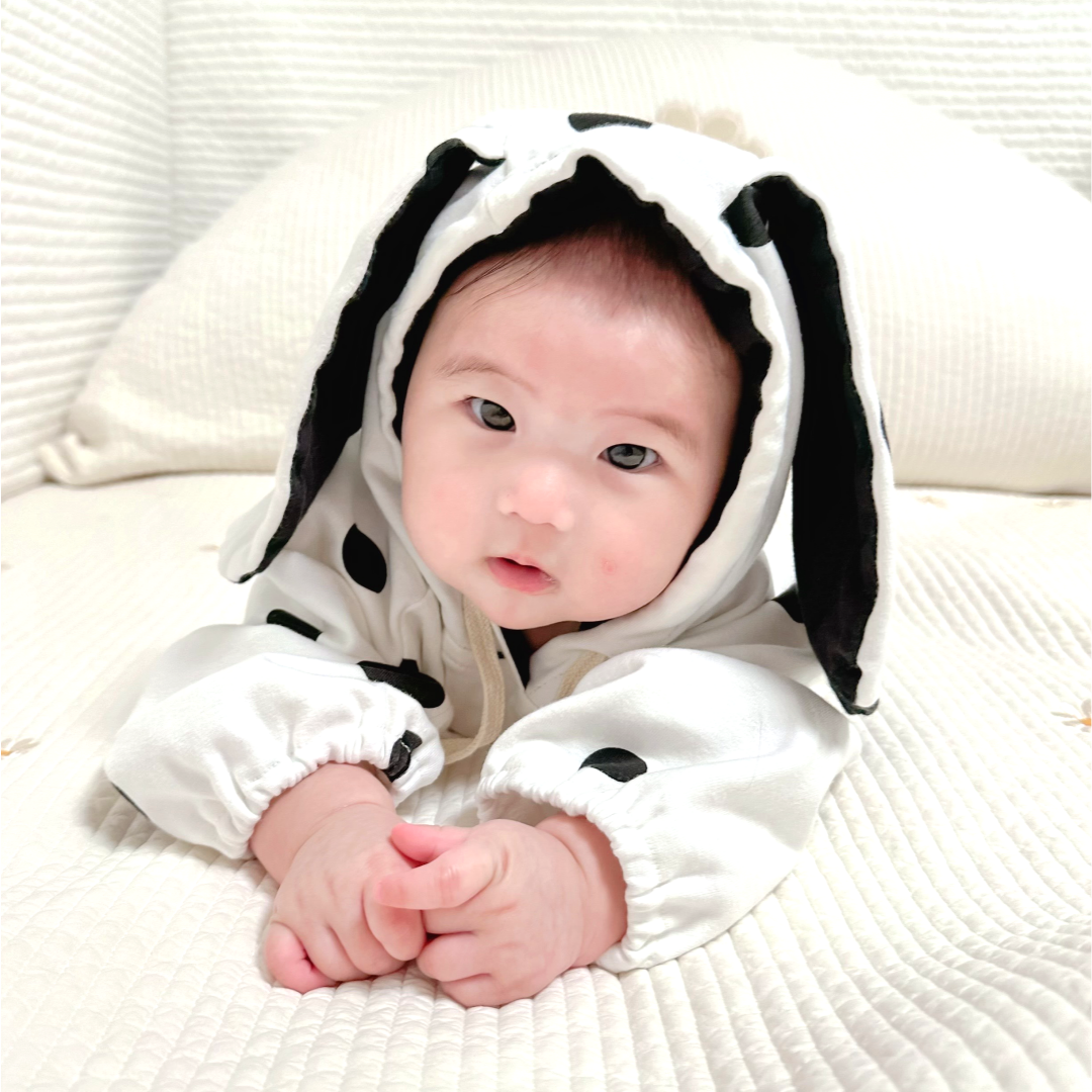 트리베어 아기옷 달마시안 도트 땡땡이 바디슈트 출산선물 - 상품 이미지