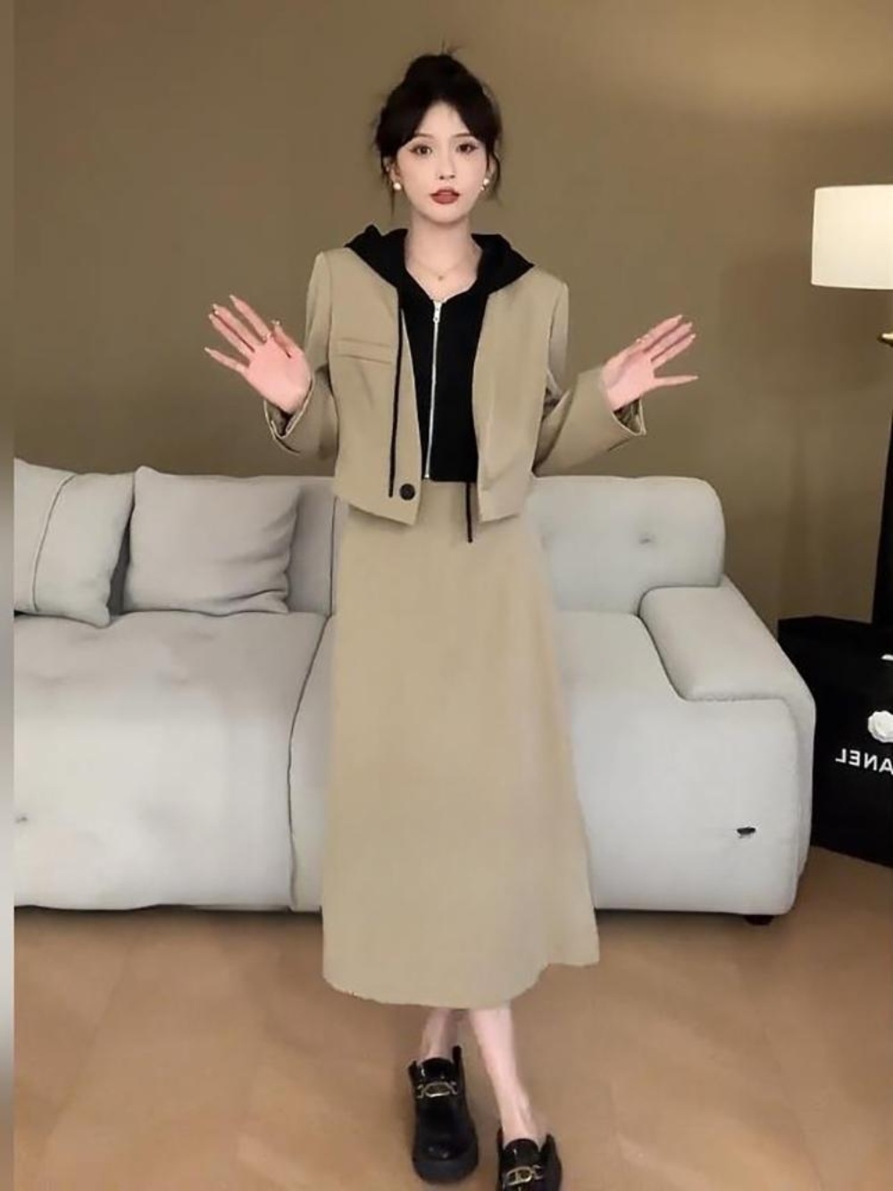 수지맞은 우리 함은정 진수지 투피스 단정한 하이엔드 의상 옷 패션 - 상세 이미지 3