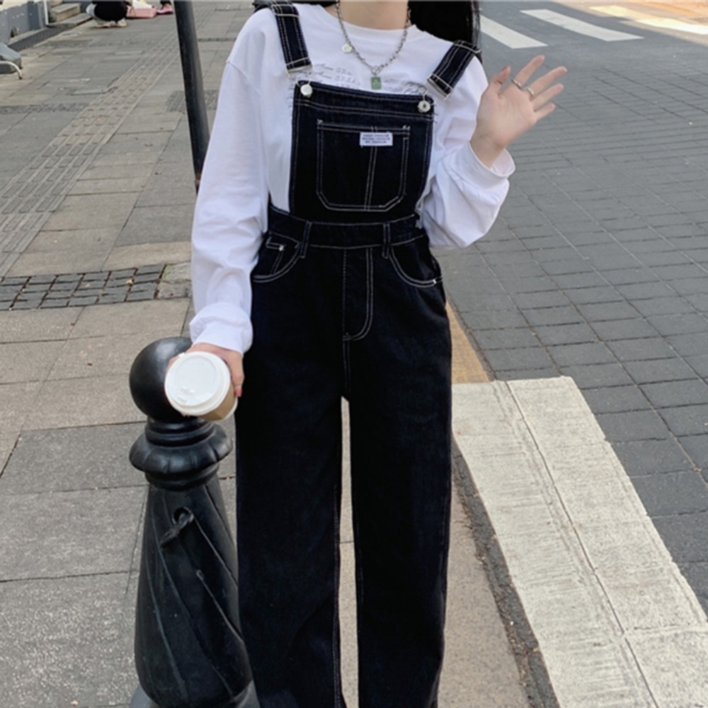지락이의 뛰뛰빵빵 2화 미미 멜빵 팬츠 바지 프렌치 데님 의상 옷 패션 - 메인 이미지