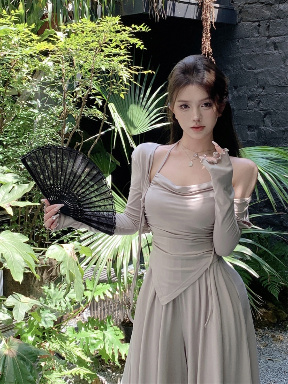 이국주 인스타그램 투피스 빅사이즈 데일리 의상 옷 패션 - 상세 이미지 3
