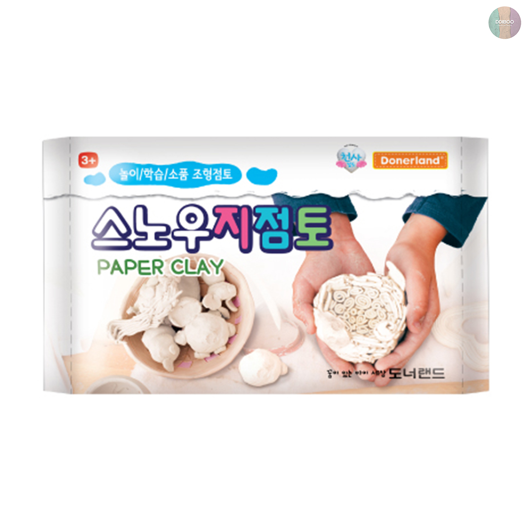 도너랜드 스노우지점토 200g 학교 준비물 지점토 - 메인 이미지