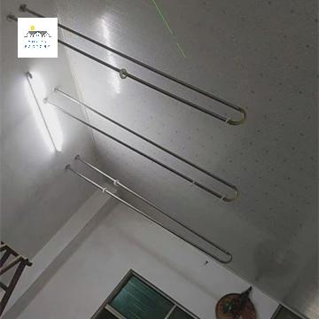 피부샵 마사지 커튼 칸막이 코너 봉 레일 침대 - 상세 이미지 4