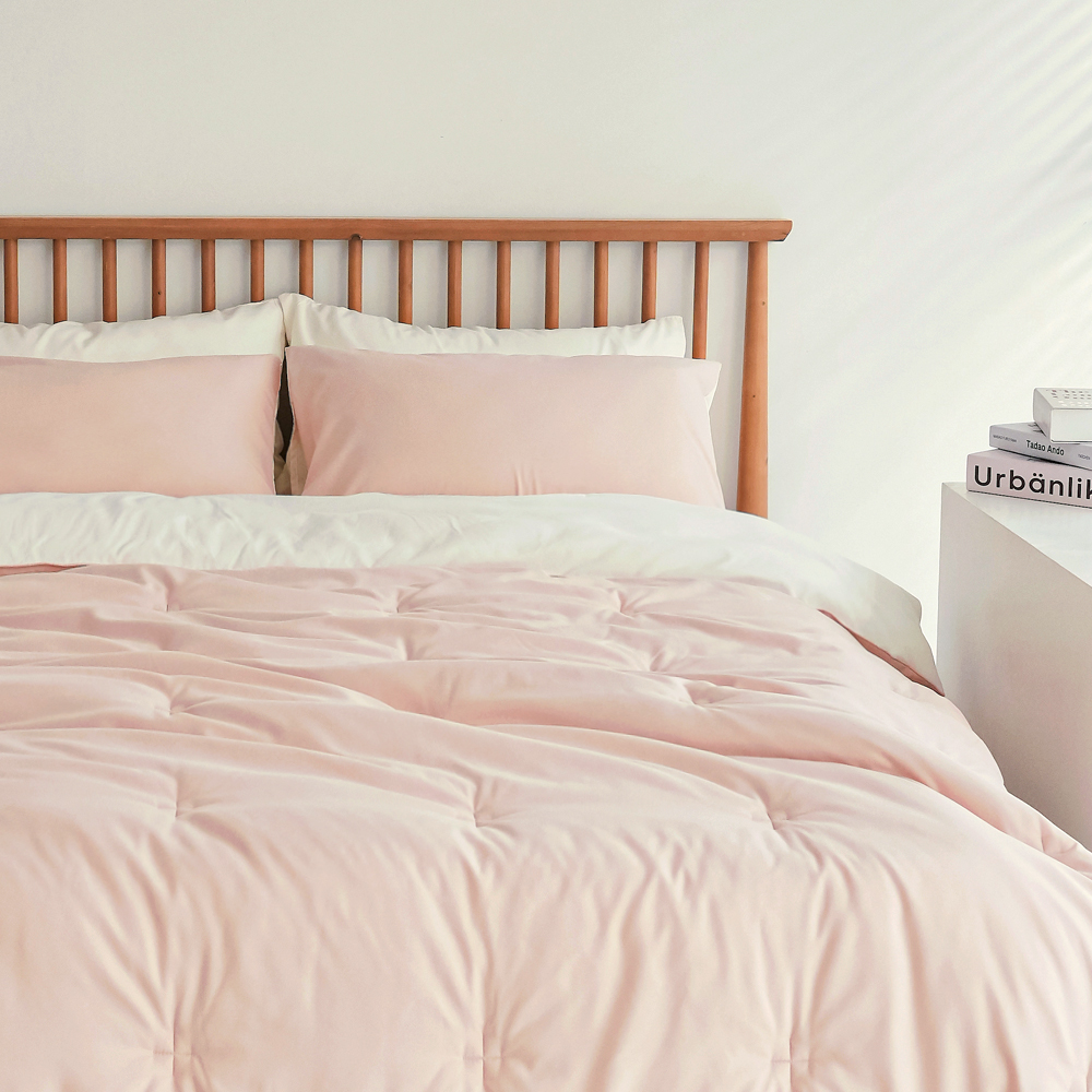 NEW 알러지케어 항균 피치스킨 차렵이불&패드 세트(커버증정)