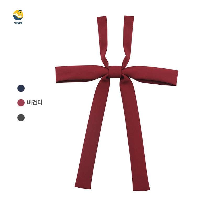 핀 리본타이 보타이 액세서리 금기걸 행커치프 교복 보타이화동 무지 태국 여학생 - 상세 이미지 2