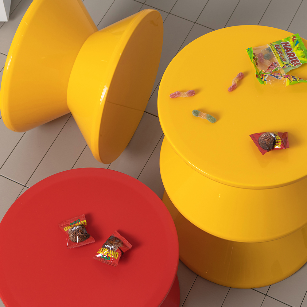 스툴 보조 미니 간이 의자 2단 모래시계 스툴