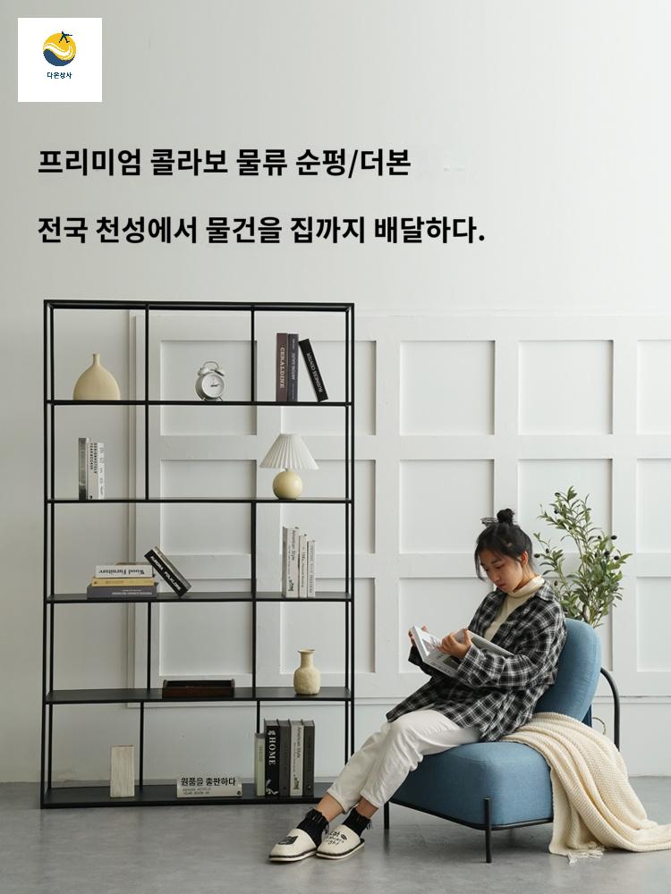 인테리어 파티션 단 공간분리 가벽수납장 셀프인테리어 책장 철제 - 상세 이미지 2