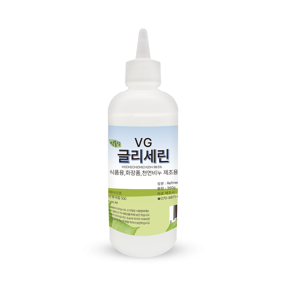 조이라이프 식물성 글리세린 VG 350g 식물성 화장품 비누 슬라임 - 상품 이미지