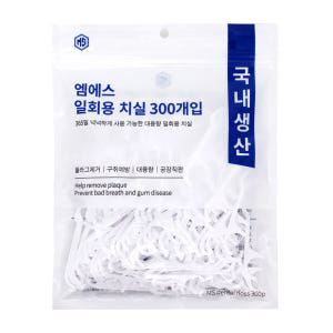 엠에스 일회용 치실 300개입 국내생산 실사용 후기 | 효과 있을까? - 상품 이미지 1