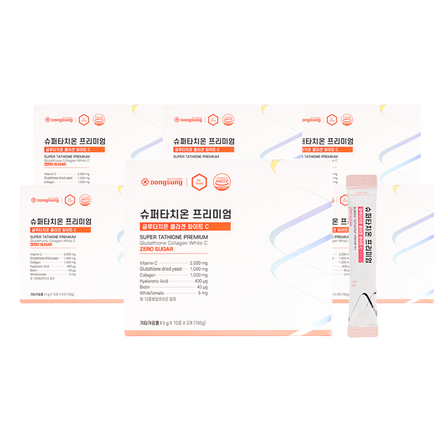 닥터요드 슈퍼타치온 프리미엄 글루타치온 콜라겐 화이트C 분말 효능 효과 30포, 6개