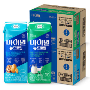 [혼합] 마이밀 뉴프로틴 오리지널 30팩+딥초코 30팩 외 (190 mL... 맛있게 먹은 솔직 후기 - 상품 이미지 4