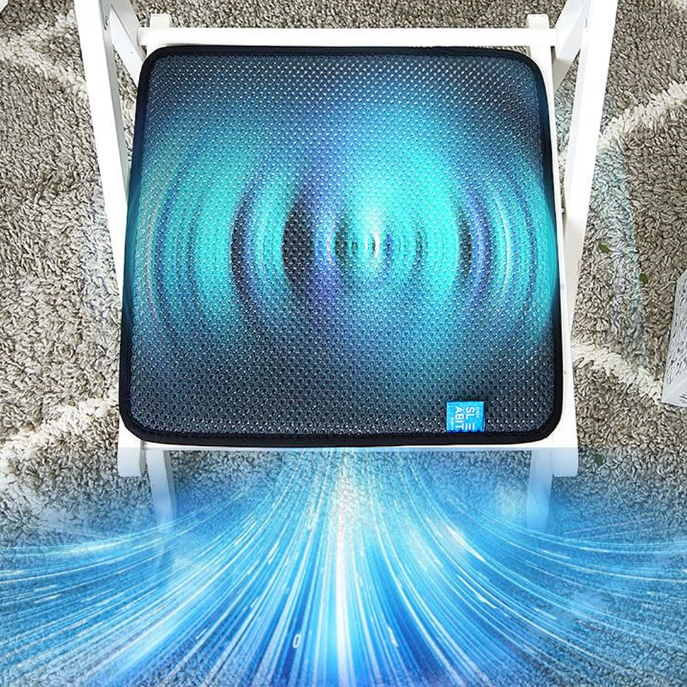 슬래빗 쿨방석 통풍 여름 실리콘 쿨링 방석 벌집 메쉬 냉감