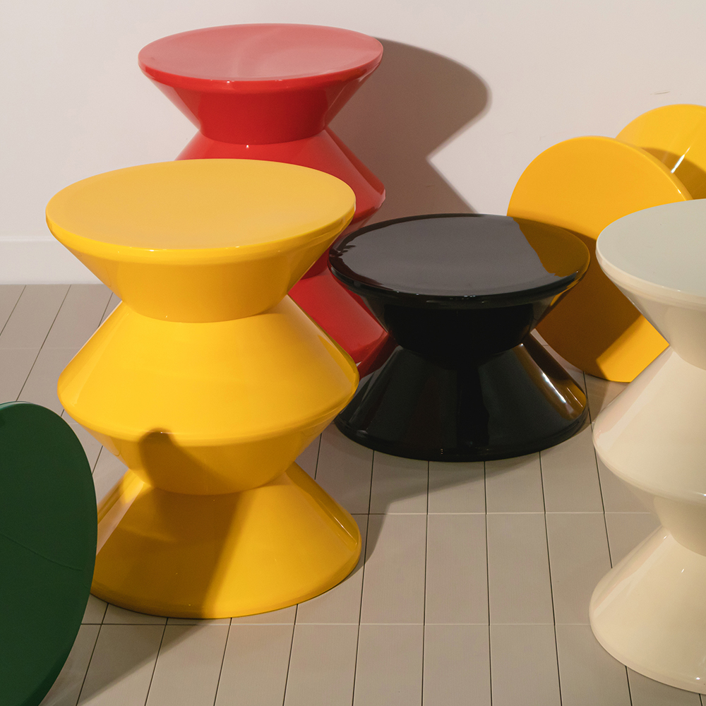 스툴 보조 미니 간이 의자 2단 모래시계 스툴