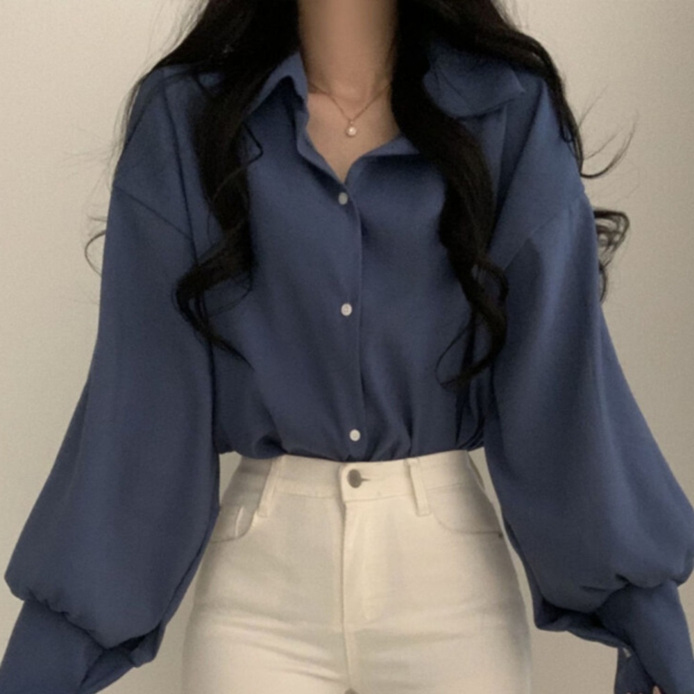 졸업 정려원 7회 블라우스 퍼프 단정한 의상 옷 패션 - 상품 이미지